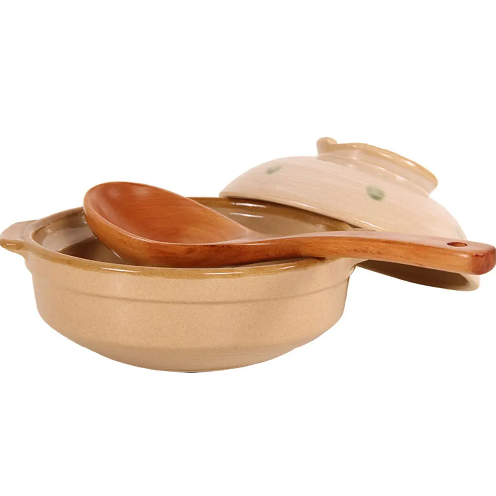 

Wooden Soup Japanese Style Porridge Long Handle Serving Spoon For Kitchen Home Hot Pot Ramen Food Tableware Wood Spoon For
