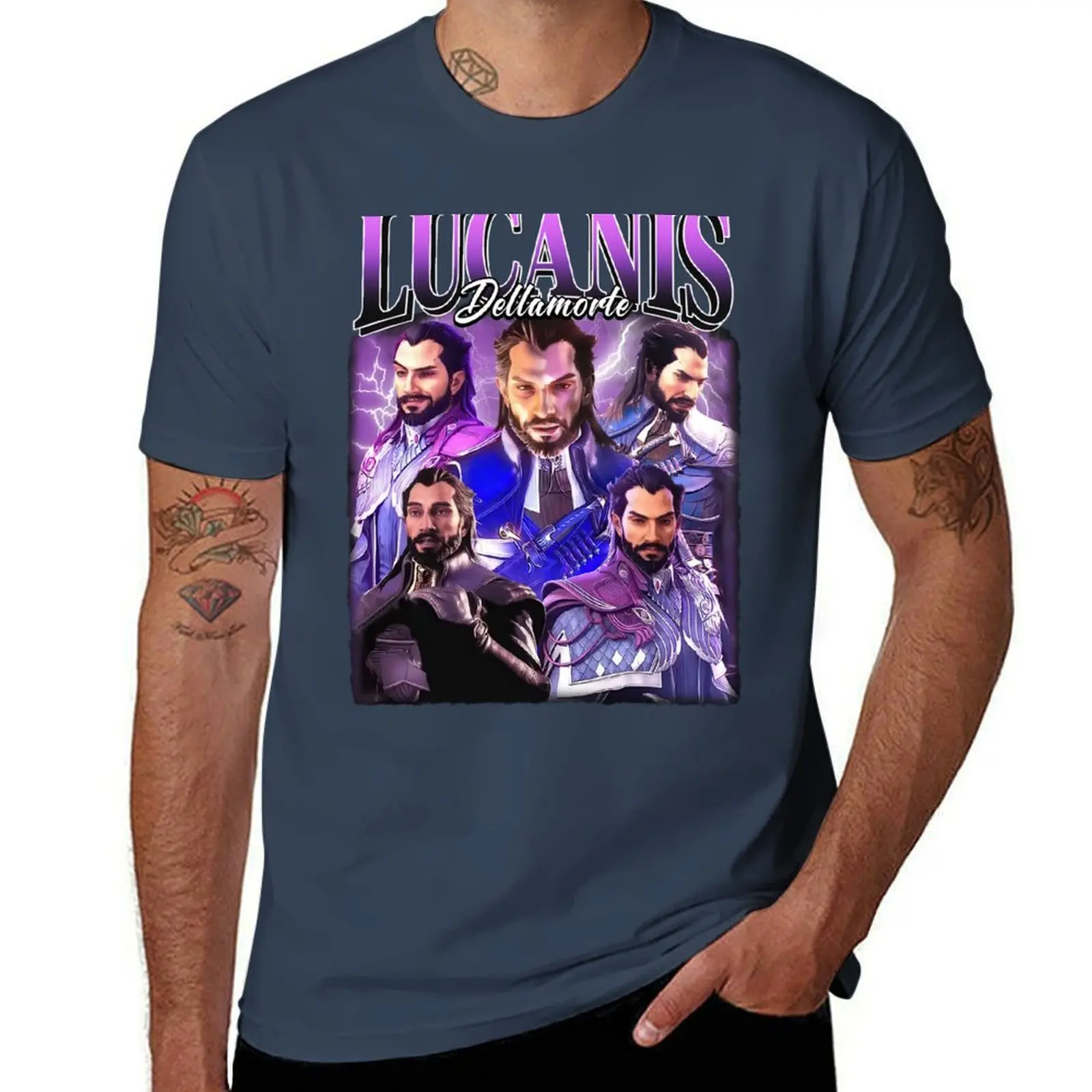 

Lucanis Dellamorte T-Shirt Basic Regular Fit Casual T-Shirt