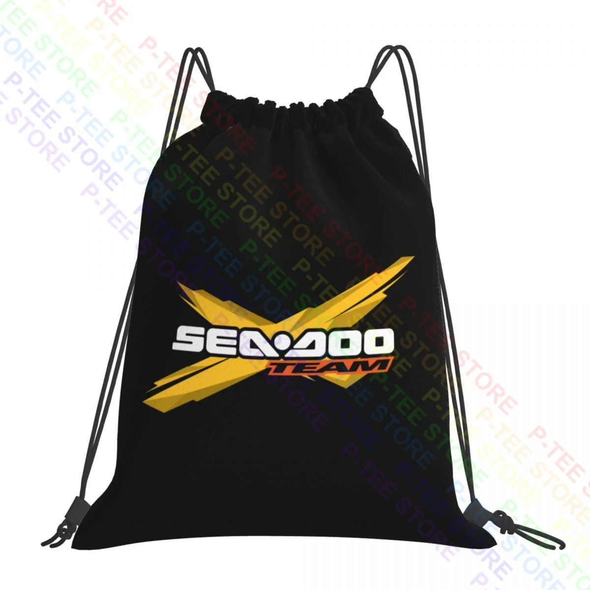 Sea Doo Can Am Brp X Team Logo Drawstring Bags Gym Bag Print Beach Bag Shopping Bag Riding Backpack