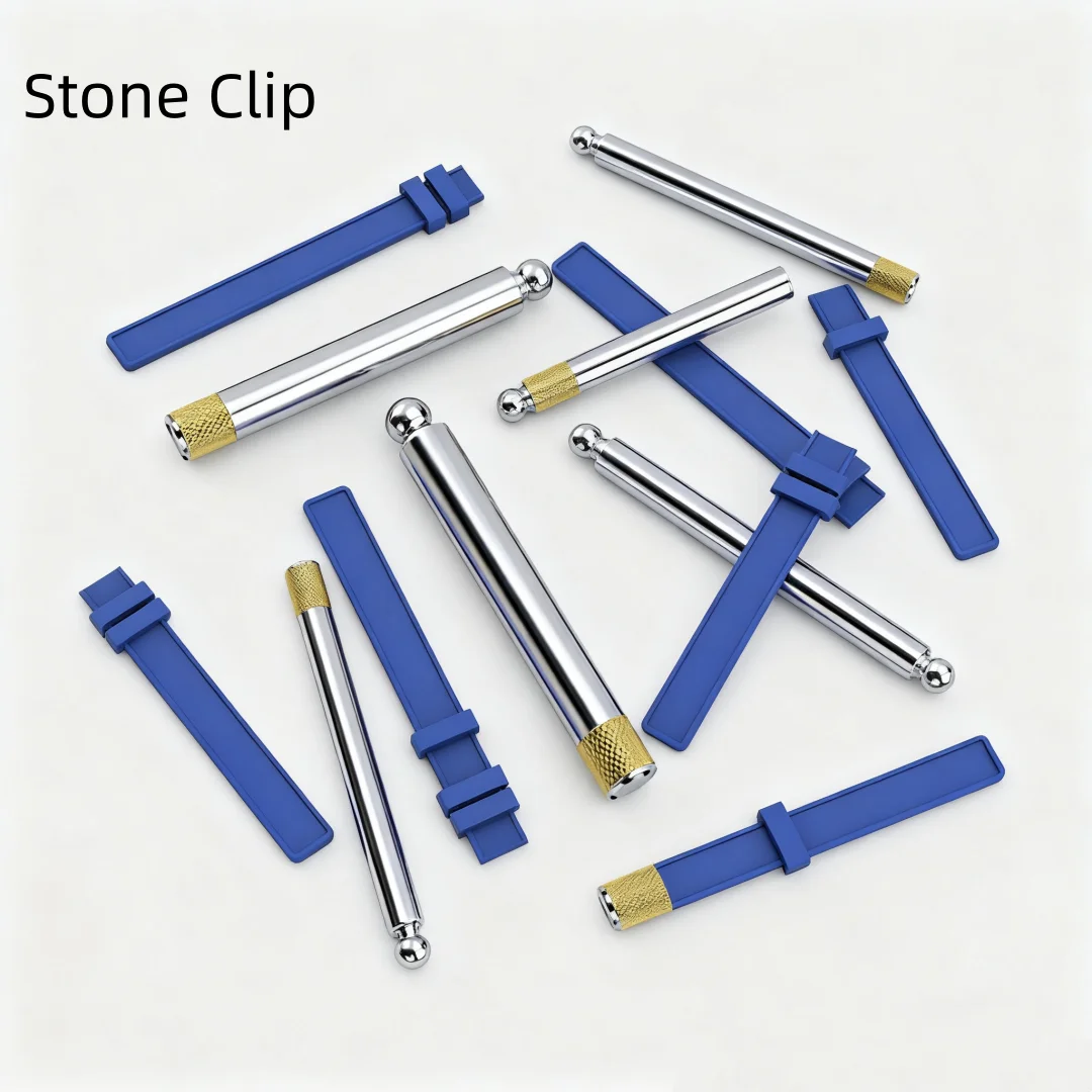 

Пластиковый держатель для камня Bellstone, металлические зажимы для полировки масляного камня для 3x6/3x13/6x13 мм