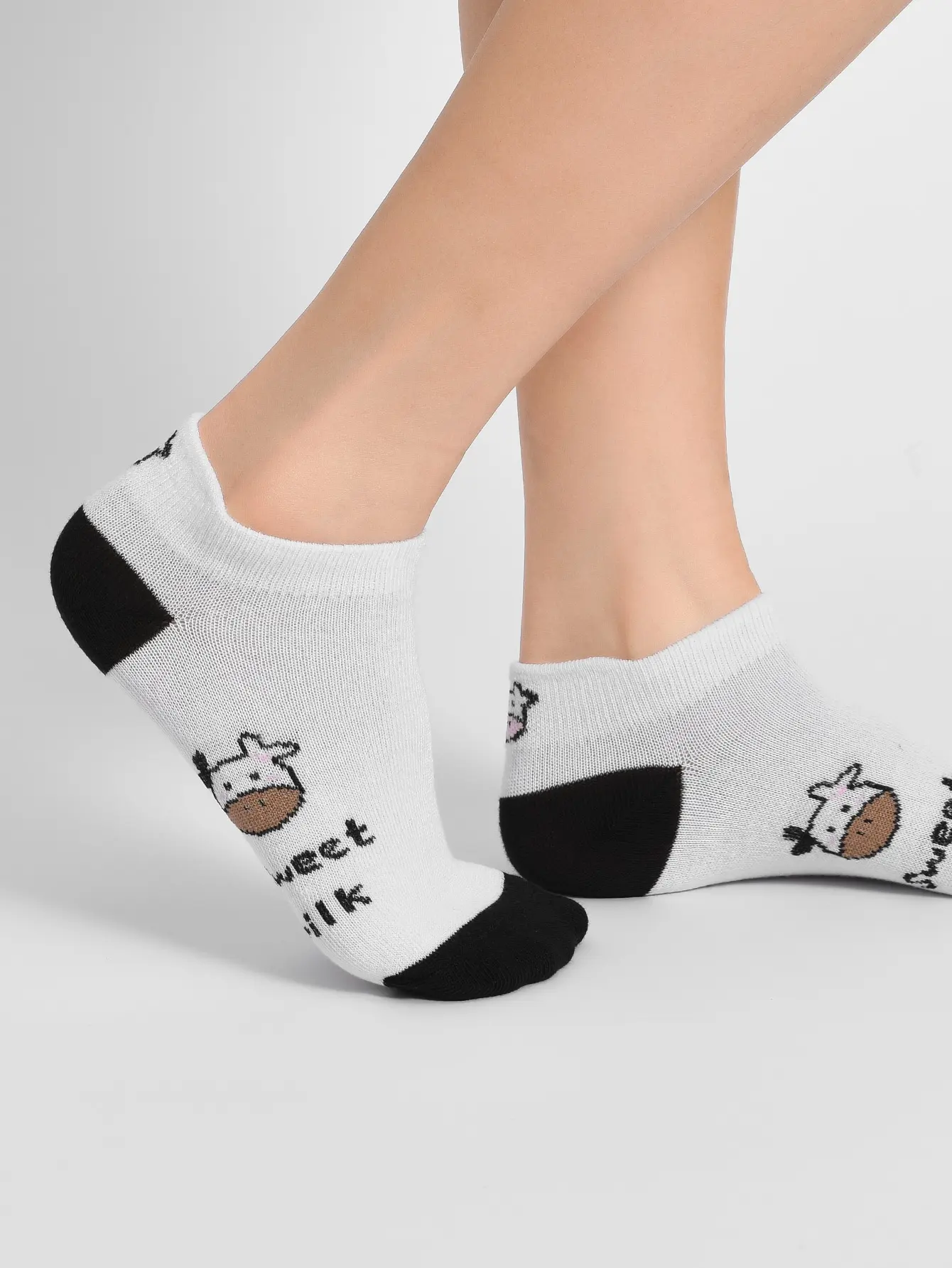 5 Pairs/Lot Summer Women Cartoon Short Socks Animal Print Low Tube Cool Socks Set Cute Ankle Foot Cover Fashion New Kawaii Sock