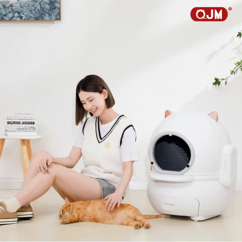 Cat Toilets That Can Be Cleaned By Oneself Intelligent Deodorization and Sterilization Automatic Cat Litter Machines Cat Bed