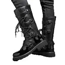 High Quality Motorcycle High Boots Black Thick Soled Anti Slip Tactical Boots Waterproof Casual Boots Outdoor Casual Shoes