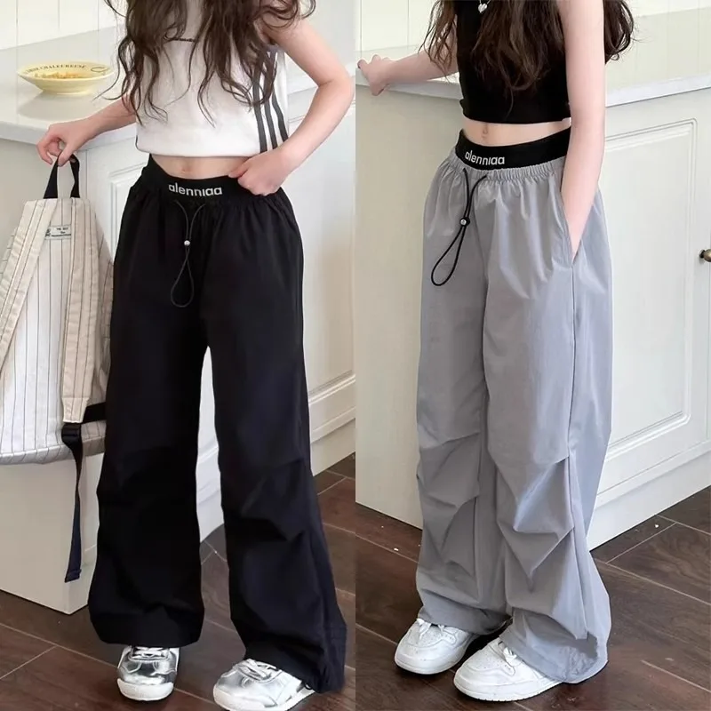 

Children's Quick-drying Sports Casual Pants Thin Cargo Pants For Boys Girls Straight-leg Summer 2024