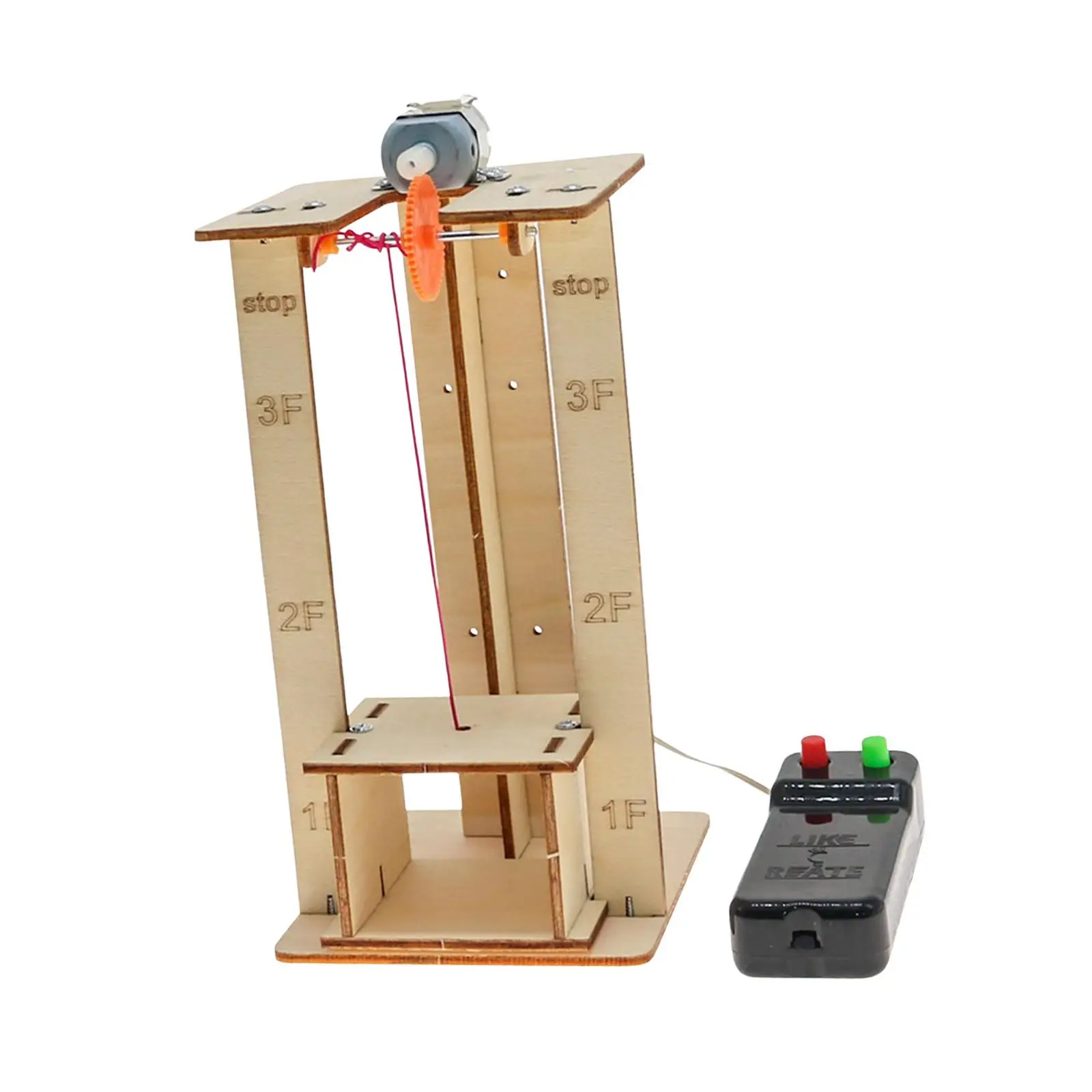 DIY Electric Lift Elevator Model Set for Hand Eye Coordination Kids Gifts