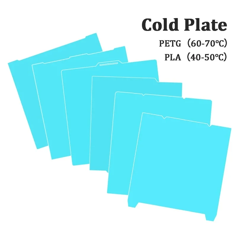 Glacier Cold Plate For Bambu Lab H2D H2S A1 P1 X1C P2S H2C Cool Build Plate For Anycubic Kobra S1 Creality K1 Ender 3 Kobra 3