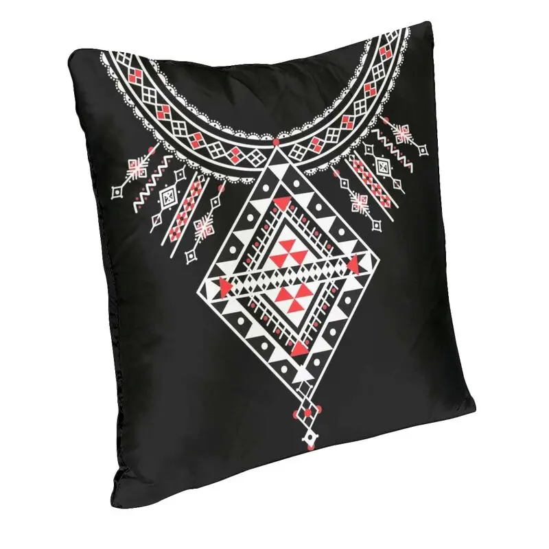 Kabyle Pottery Pillow Case Living Room Decoration Cute Africa Amazigh Ethnic Style Cushion Decoration Salon Square Pillowcase