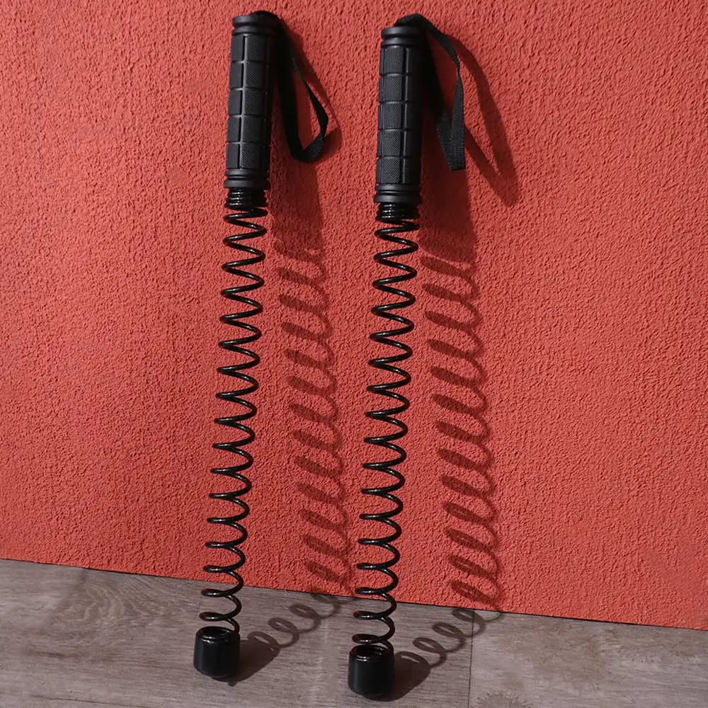 1 pair Replacement Spring Gym Battle Rope Stainless Steel Non Slip Cordless Battle Rope Durable Rebound Arm Strength Rope