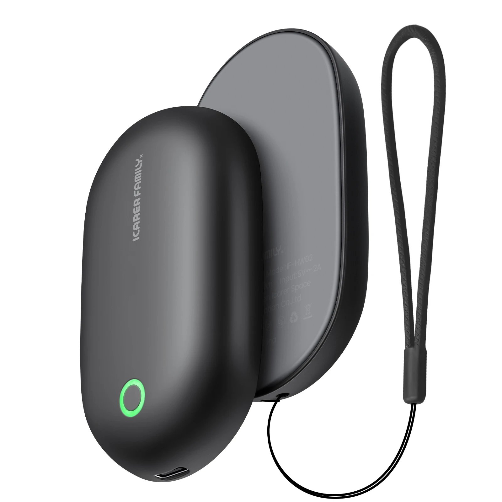 

Hand Warmers Magnetic 2 Pack Rechargeable Full Warmer Body Instant Heating, 8 Hrs Long Warmer, 5,000 mAh Pocket Size