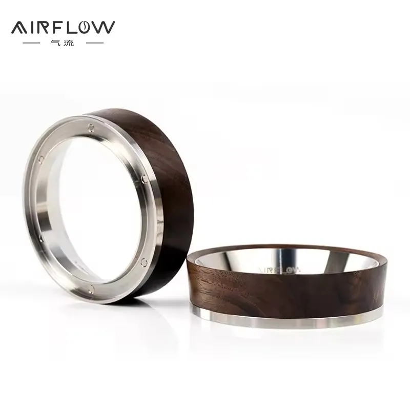 

AIRFLOW Espresso Dosing Ring 58mm Stainless Steel Dosing Ring Brewing Bowl Coffee Powder For Espresso Barista Funnel Portafilter
