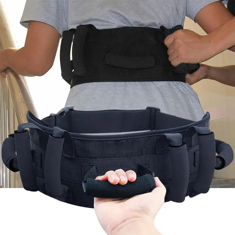Gait Belt Transfer Belt For Senior With 7 Handles Anti-Slip Transfer Belt For Elderly Lift Belt With Quick Release