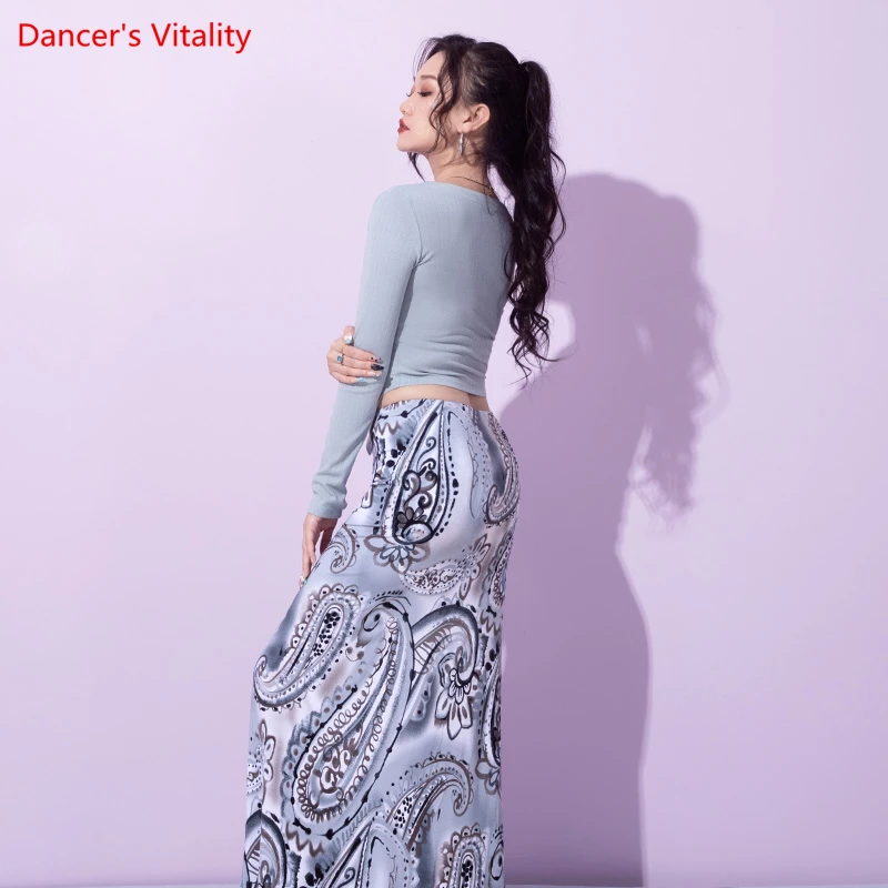 Belly Dance Training Clothes for Women Bellydance Tops and Printed Skirts Professional Dance Clothes Oriental Dance Clothing