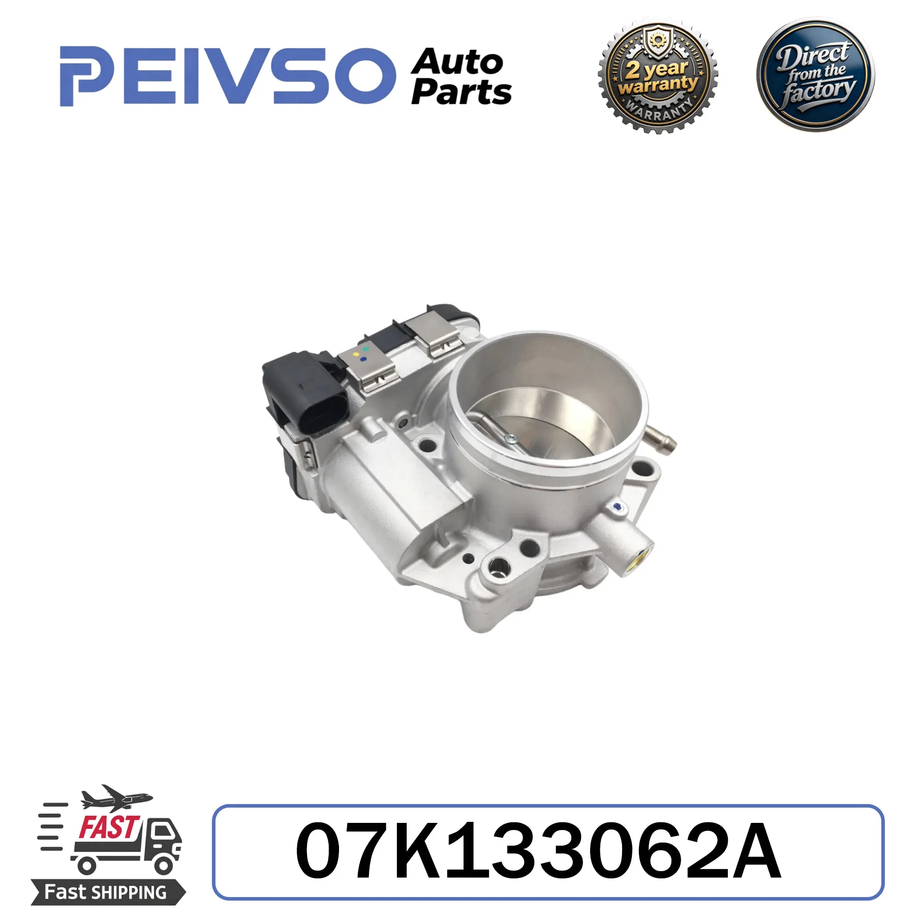 

PEIVSO Throttle Body 07K133062A For VW Beetle Golf Mk6 Jetta Passat Rabbit Mk5 2.5L