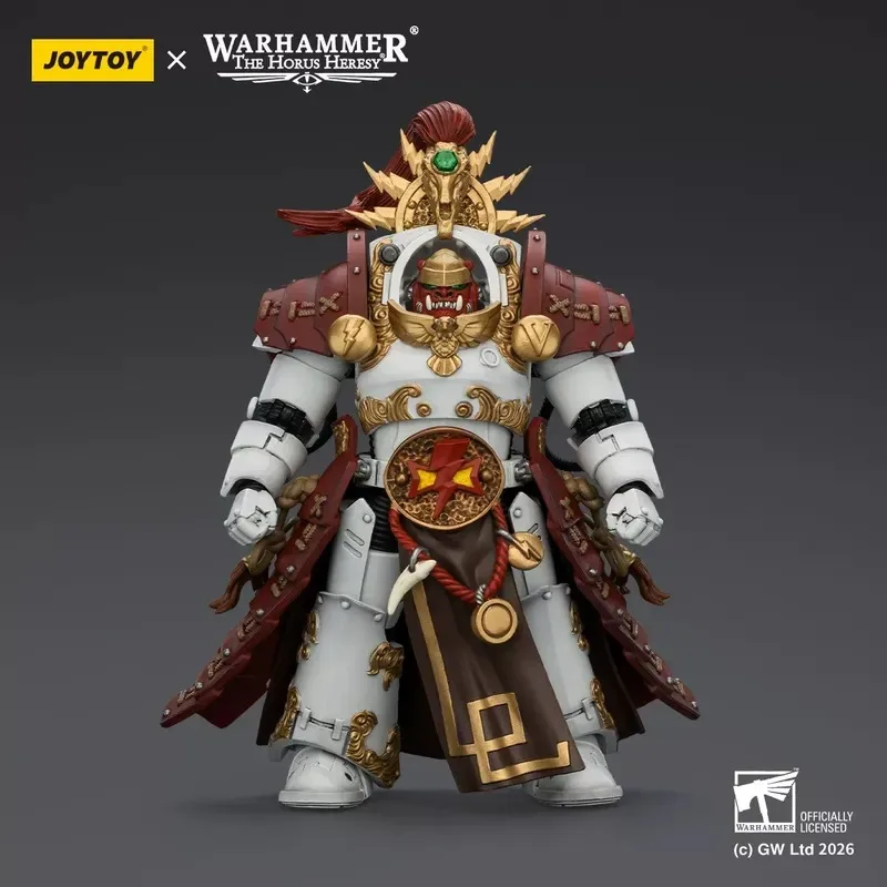 Special Offer，JOYTOY Dark Source Warhammer, White Scar Legion, Qinxia-Khan Guard Commander 1/18 Soldiers Figure Frenzy in