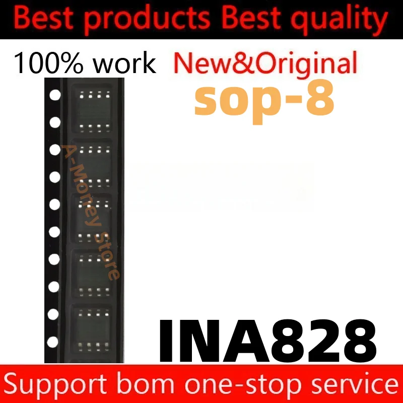 

(5-10pcs)INA828 INA828IDR sop-8