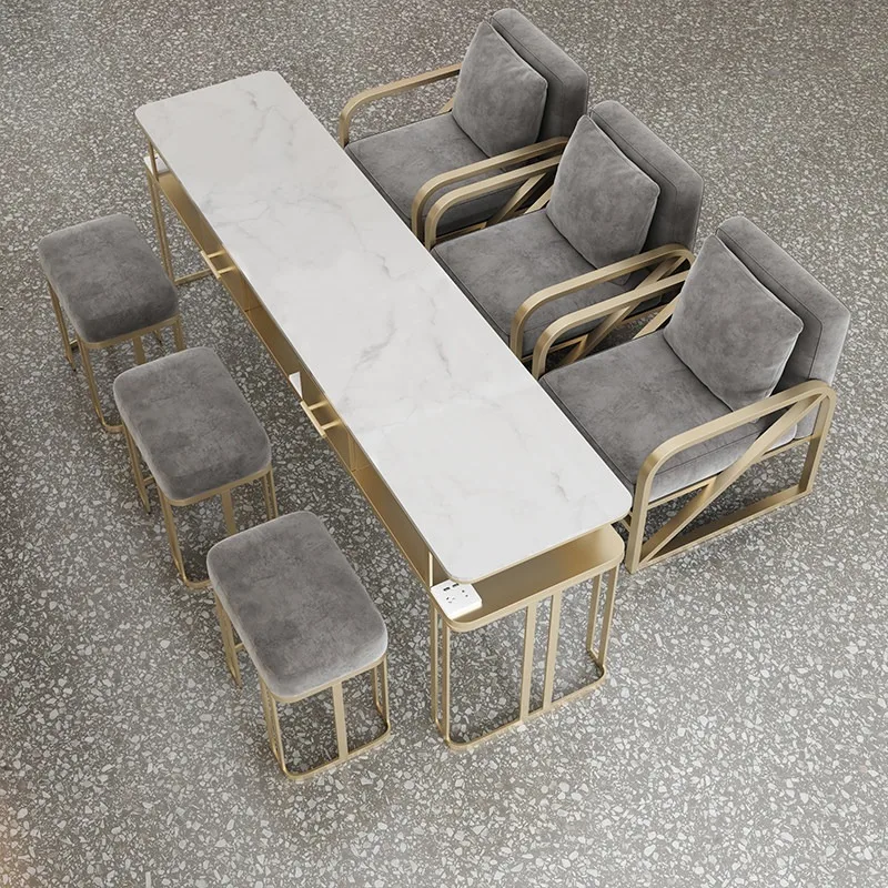 Special Nail Tables Popular Paint Finish Inclusive Nail Tables Durability Features Commercial Furniture Tavoli Ungueali ZY40MJZ