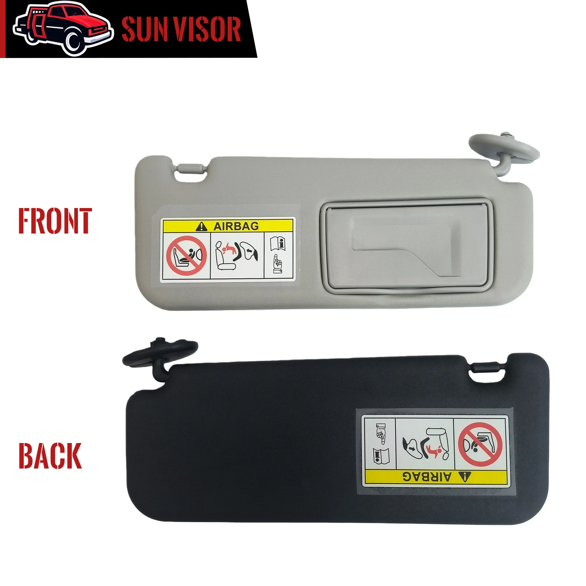 Sonnenblende für Toyota Hilux Revo Rocco 2WD 4WD 2015-2022 2GDFTV 1GDFTV Auto Frontsonnenblende Fahrer- und Beifahrerseite Ersatzpaar – Detail 4