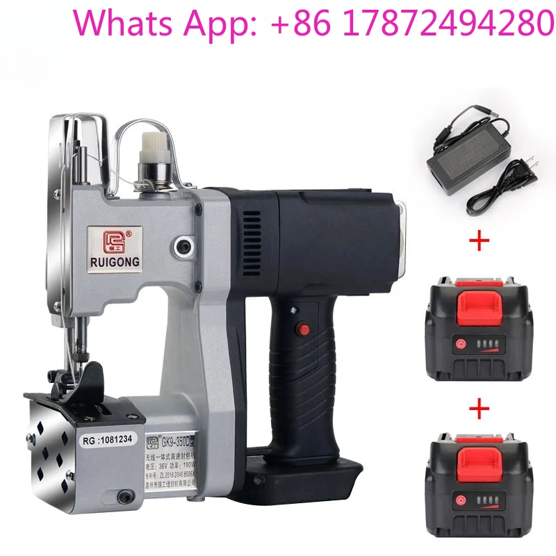 Wireless Charging Sewing hine Automatic Packaging hine Agriculture Textile Industry Woven Bag Sealing hine