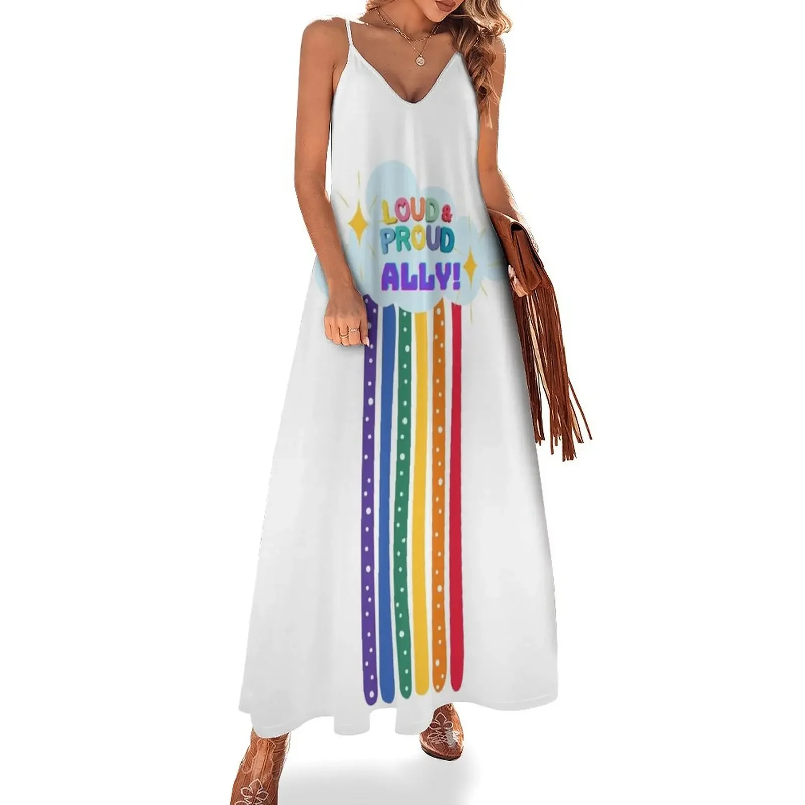 

LOUD & PROUD ALLY! Sleeveless Dress evening dresses luxury 2025 Party dresses