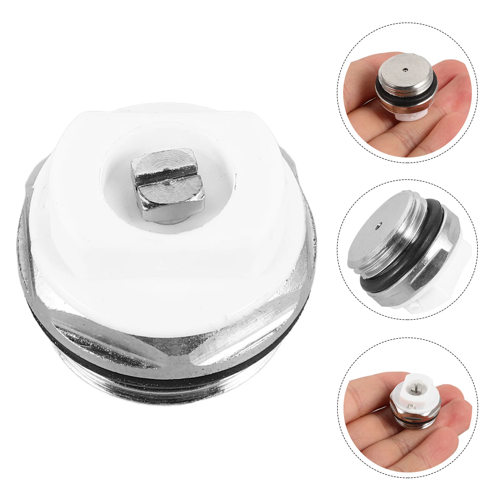 

Copper Radiator Exhaust Valve Heavy Duty Hot Water Steam Thread Bleed Air Valves for Boiler Radiators Quick Release Pneumatic