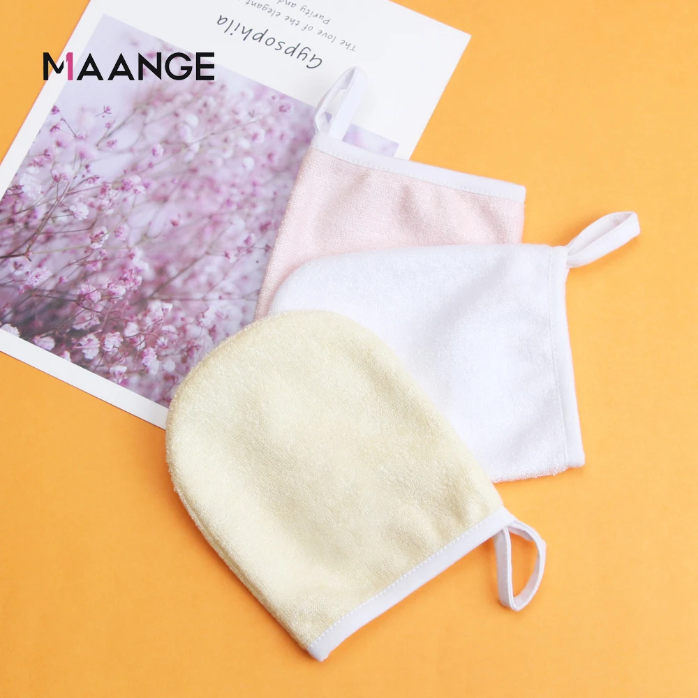 Herbruikbare Gezichtsreinigingshandschoen Microfiber Doek Make-Up Verwijderaar Handdoek Gezicht Reiniger Pads Gezichtsverzorging Tool