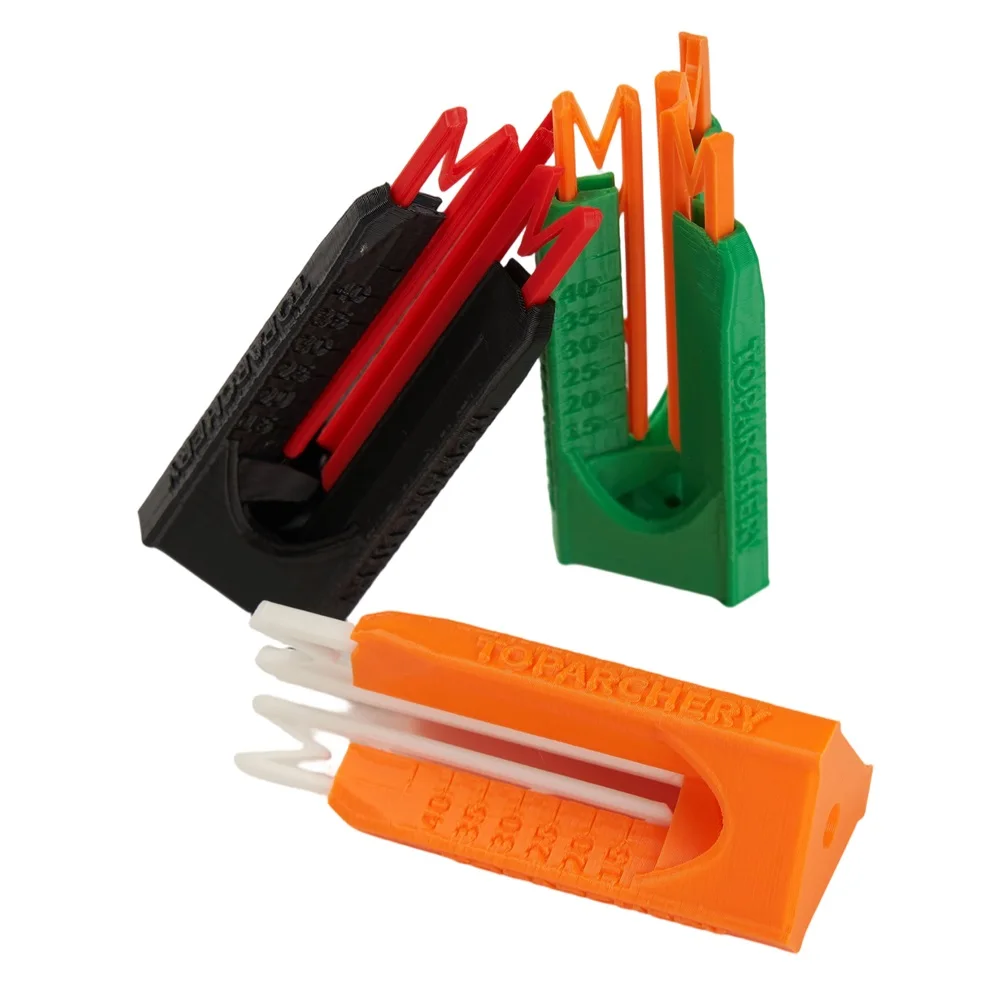 3D Printing Fletching Jig for Spin Wing Vanes Spirial Arrow Feathers Adjustable Archery Serving Tool Accessories