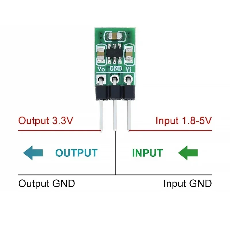 Mini 1.8V 3V 3.7V 5V to 3.3V Boost & Buck Low Noise Regulated Charge Pump 2 in 1 DC/DC Converter