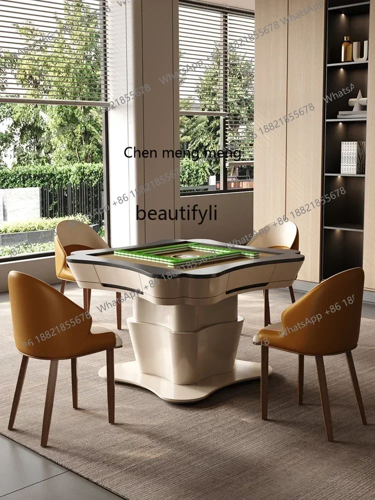 ss7486 طاولة جونغ متعددة الوظائف للرفع غرفة المعيشة الأوتوماتيكية طاولة طعام ما جونغ الكهربائية المنزلية متكاملة جونغ أماه