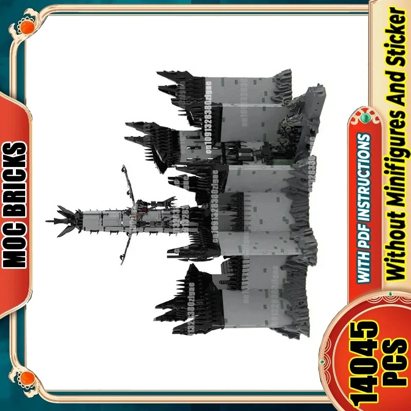 Moc Building Blocks UCS Minas Morgul Model Bricks Toys