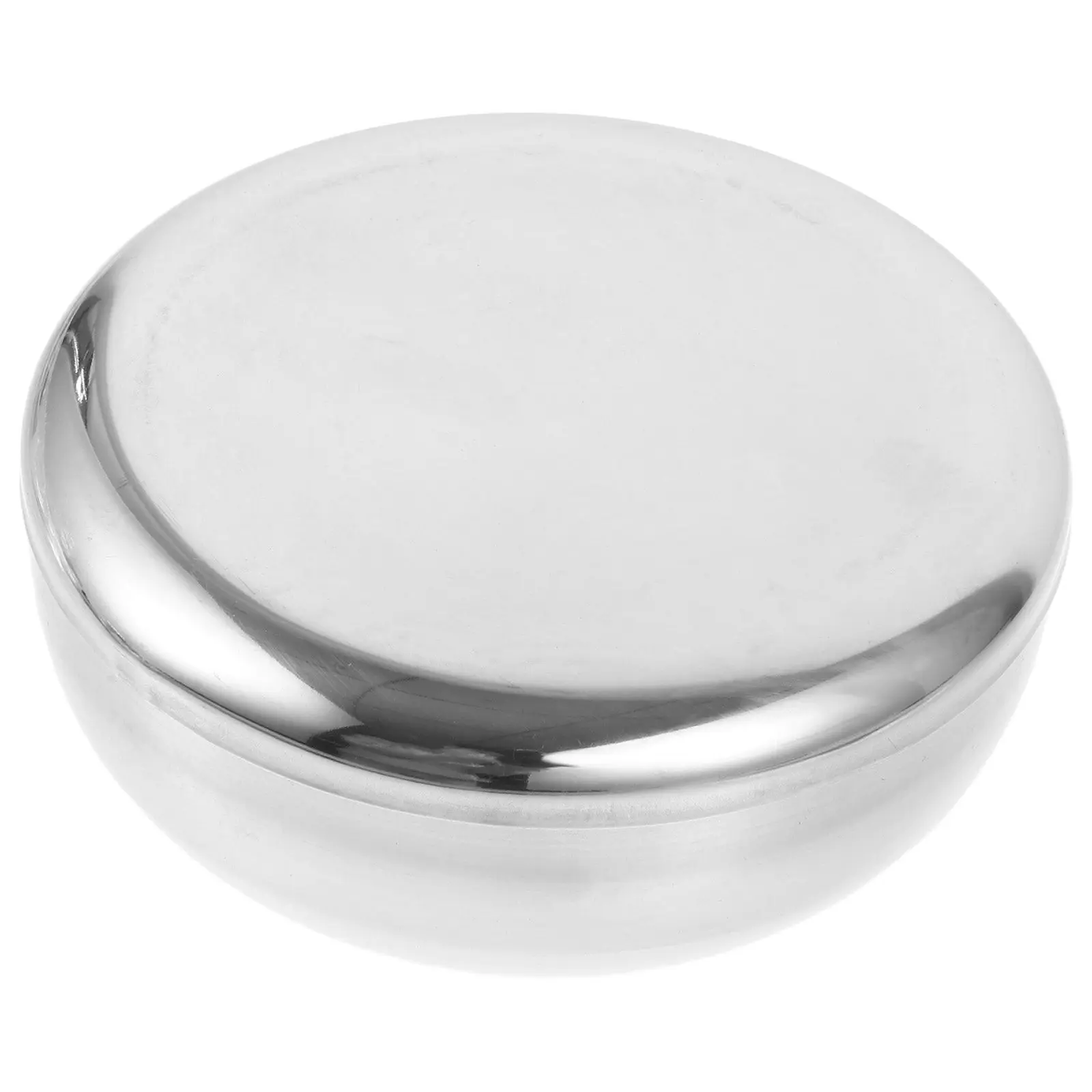 

Stainless Steel Shaving Bowl Portable Classic Shave Soap Cup for Traditional Wet Shaving Men Silver 52Mm Height 73Mm Diameter