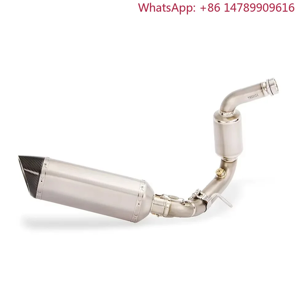 Iron Chrome Performance Exhaust Pipe System for  Motorcycle, Aftermarket Modified Muffler , Performance Escape Parts