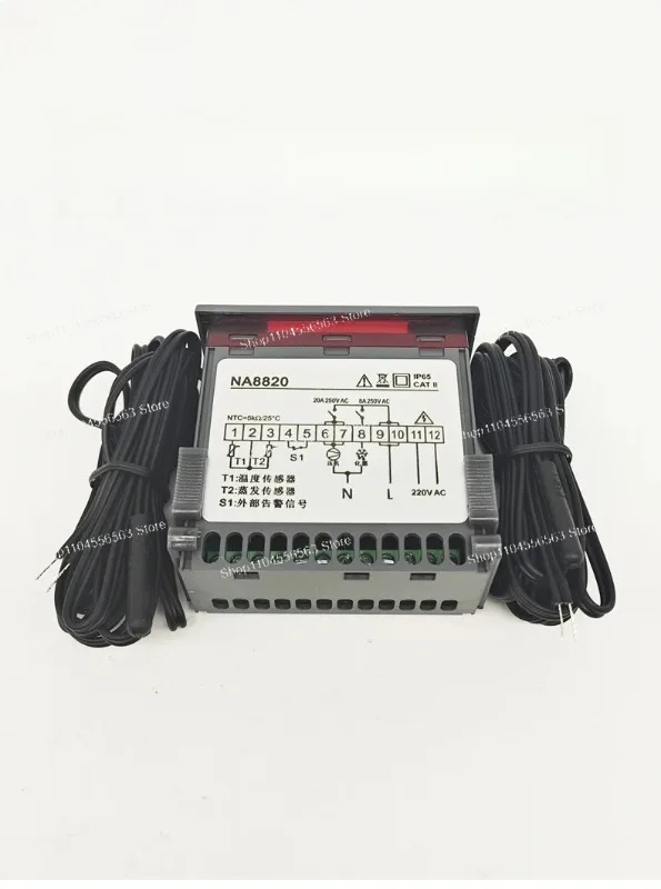 NA8820 Cold Storage Temperature Controller NA8810 Freezer Thermostat, 2A/20A Relay Output for Refrigeration Defrost Control view 3