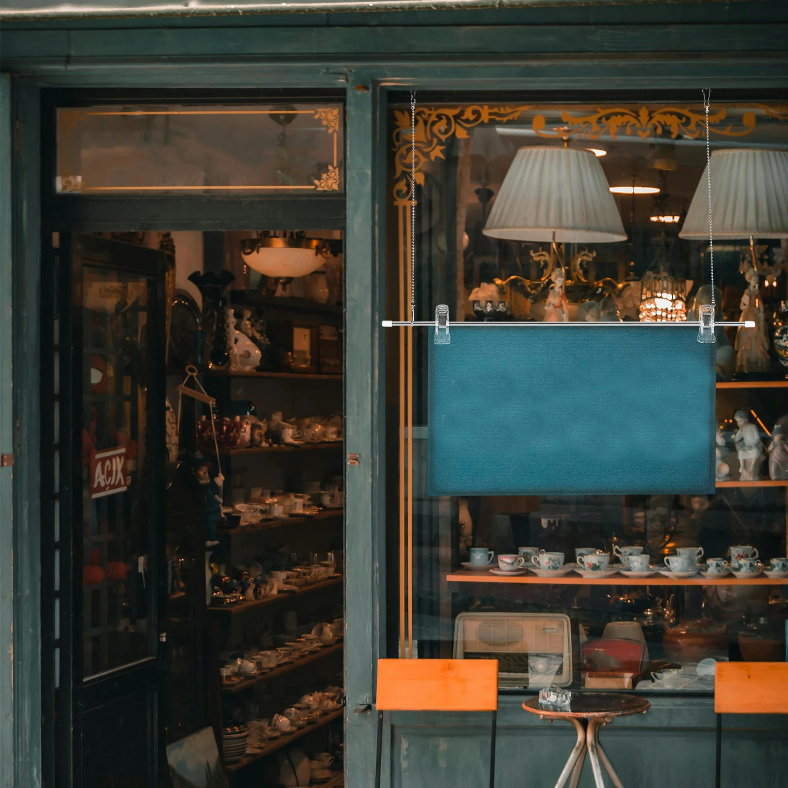 

Poster Hanging Pole Set Plastic Metal Frame For Wall Decor Artwork Scroll Dowel Hanger Household Poster Display Hanging