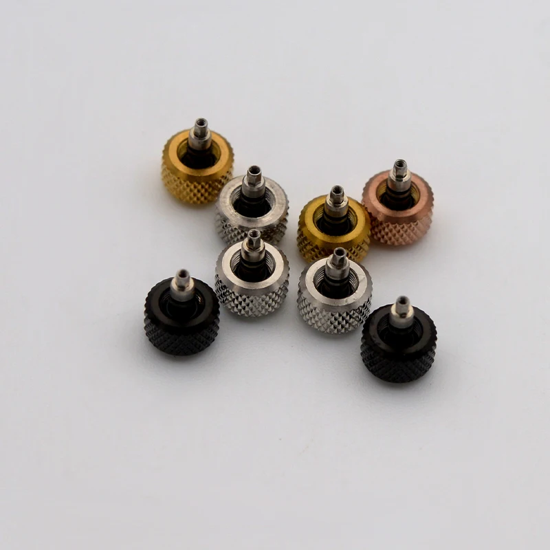 

The Threaded Screws With "S" Logo For The Crown Are Suitable For The NH34 NH35 NH36 Movement Watch Cases They Are Compatible