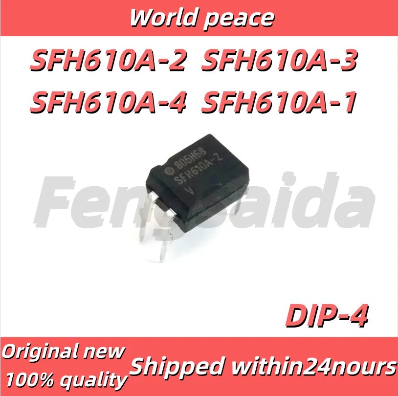 (1-10pcs)100% Brand New Original SFH610A-2 -1 SFH610A-4 DIP-4 Through-hole Chip Optocoupler SFH610A-3