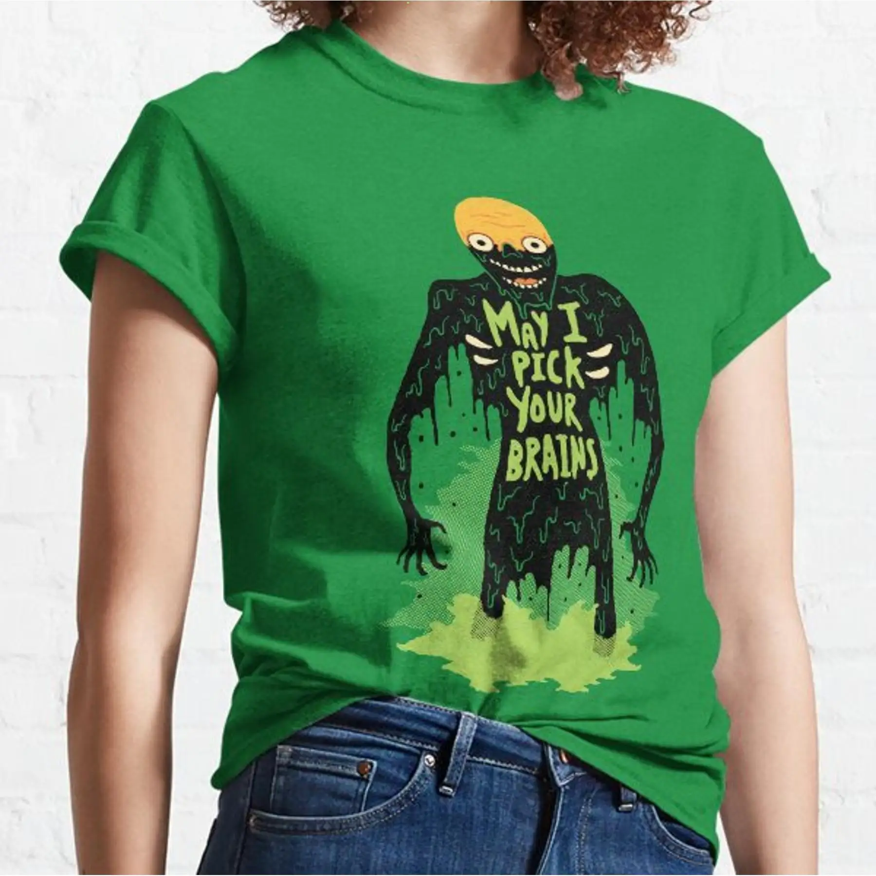 

May I Pick Your Brains Classic T Shirt
