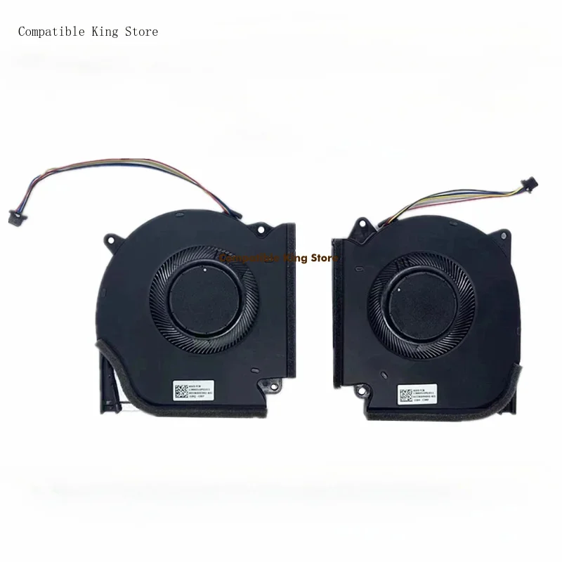 d+Laptop CPU Cooling Fan For ASUS ROG Strix 2021 G15 G513Q G513QR  Ryzen 9 5900HX  NVIDIA GeForce RTX 3070 GPU 12V 1A
