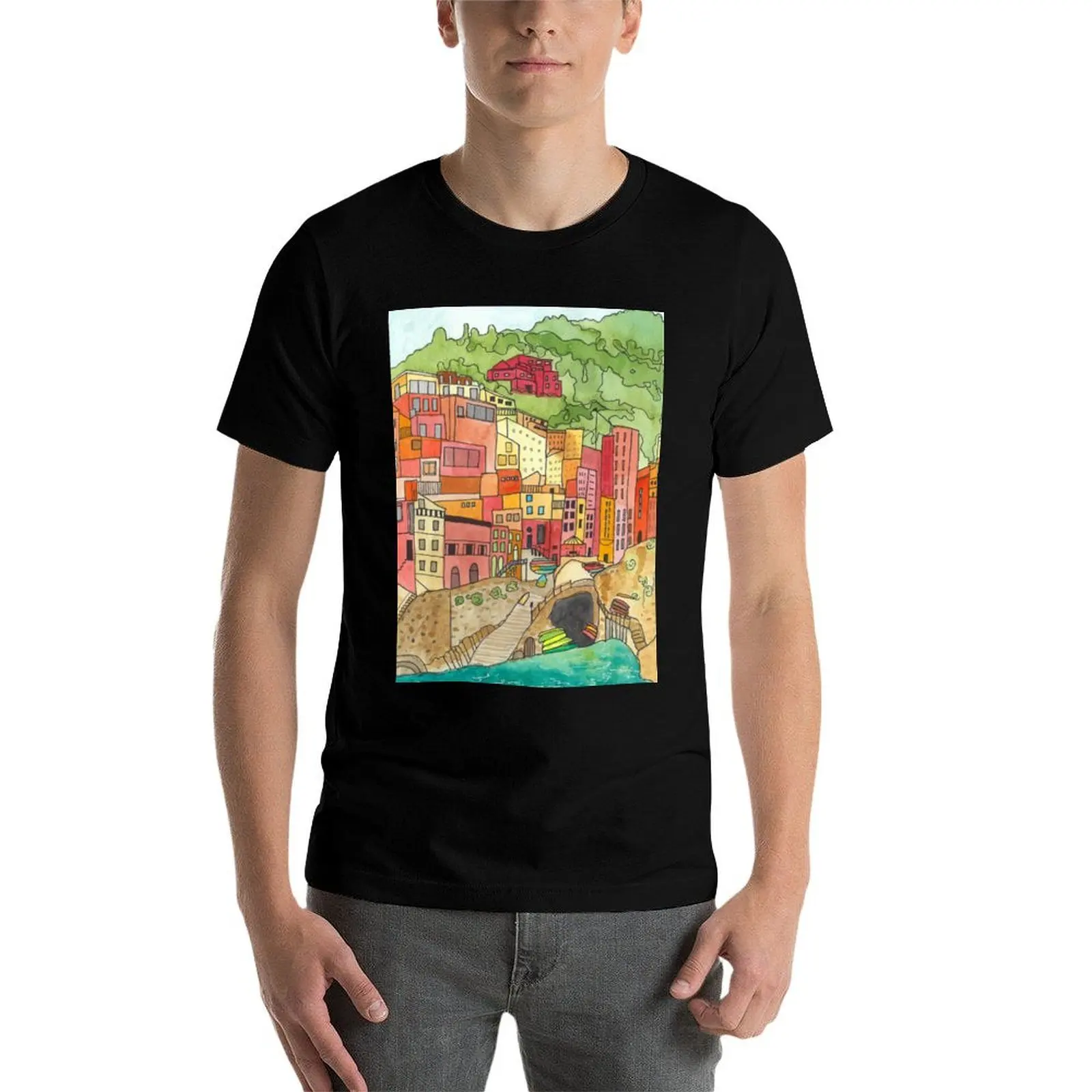 سينك تير تي شيرت رجل تي شيرت القطن عالية الجودة رجل تي شيرت مصمم تي شيرت للرجل حزمة القطن تي شيرت