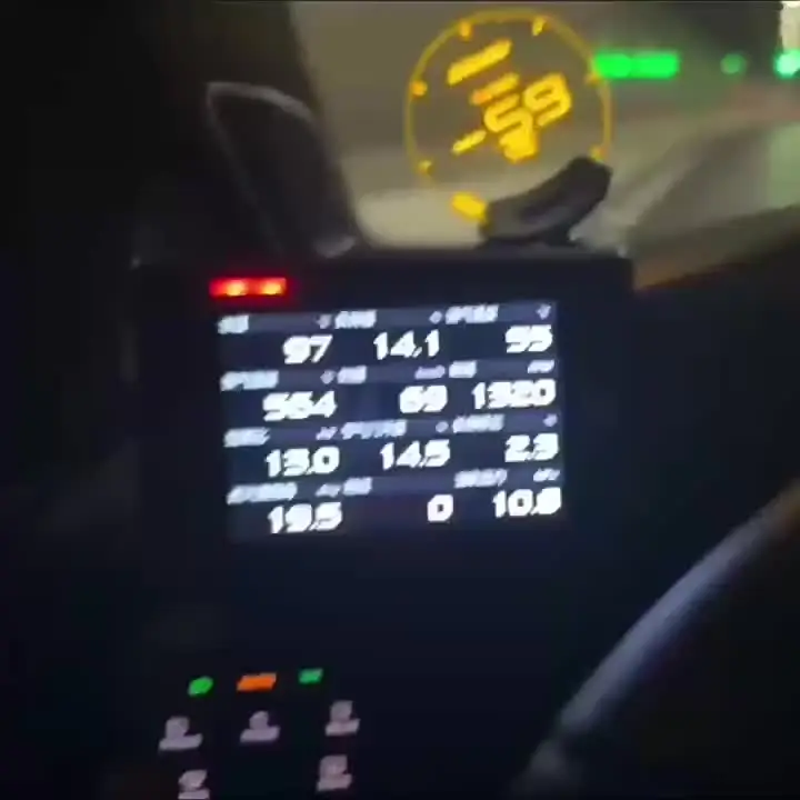 LUFI X7 4th Gen OBD Gauge RGB LED Boost Monitor