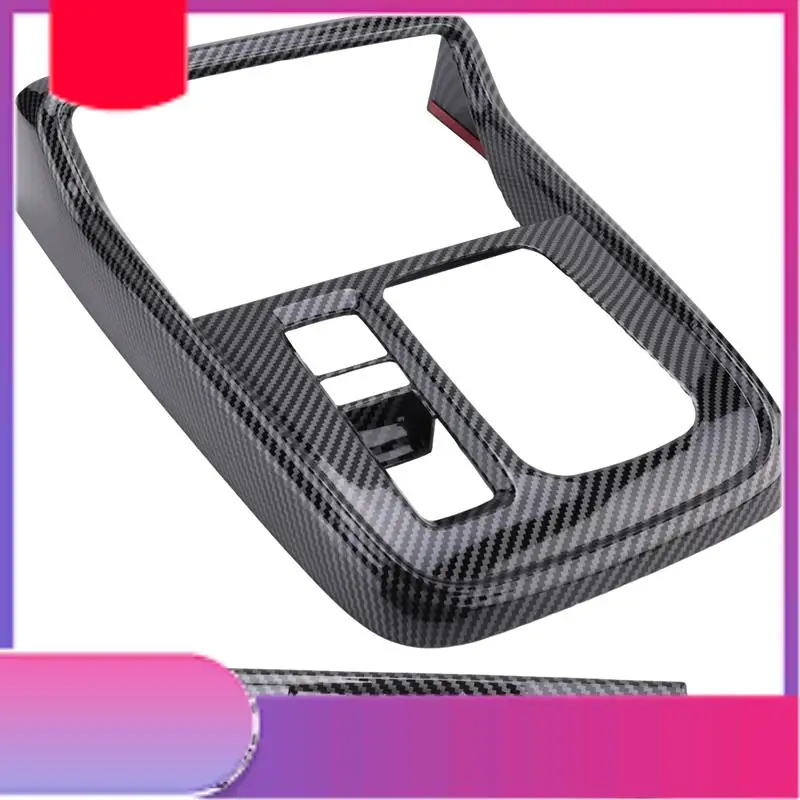 

1 комплект деталей, аксессуары для Honda CRV CR-V 2023 2024, крышка переключения передач на центральной консоли, внутренние аксессуары - углеродное волокно ABS