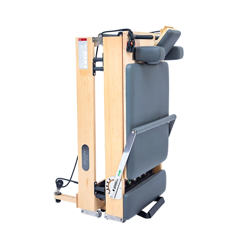 

Equipment Smart Library Home Use Fitness Portable Wood Foldable Pilates Beech Wood Pilates Reformer Pilates Bed Machines Equipm