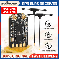 1/2/3/5PCS RadioMaster RP3 V2 Diversity Receiver 2.4GHz ELRS V3.0 Nano RX ExpressLRS For RC Plane FPV Drone Tinywhoop Long Range