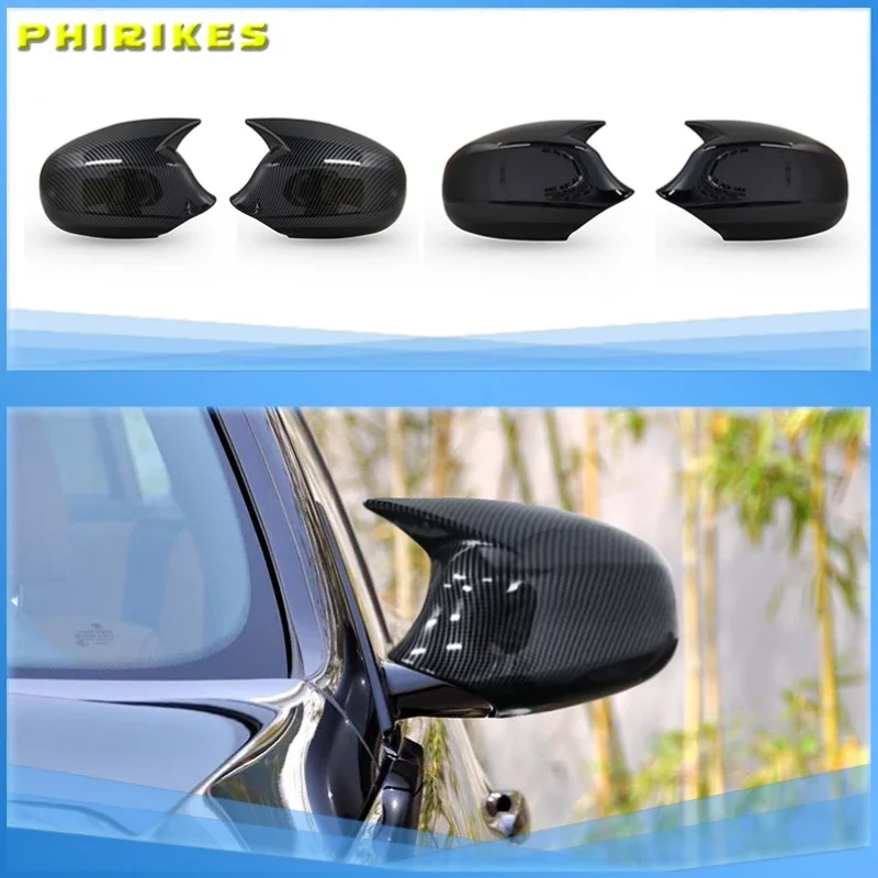 Rearview Mirror Cap Wing Side Mirror Cover Fit For BMW Facelift Model E90 E91 2008-11 E92 E93 2010-13 LCI Car Accessories