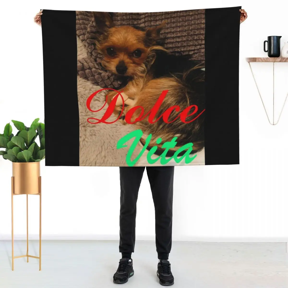 Dolce Vita Throw Blanket Luxury Designer Plaid Weighted Picnic Decorative Sofas Thins Blankets