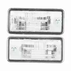 License Plate Light Pair of License Plate Light 8E0807430A 8E0807430B Fit for Audi A3 A4 A5 A6 C6 A8 D3 Q7 RS4