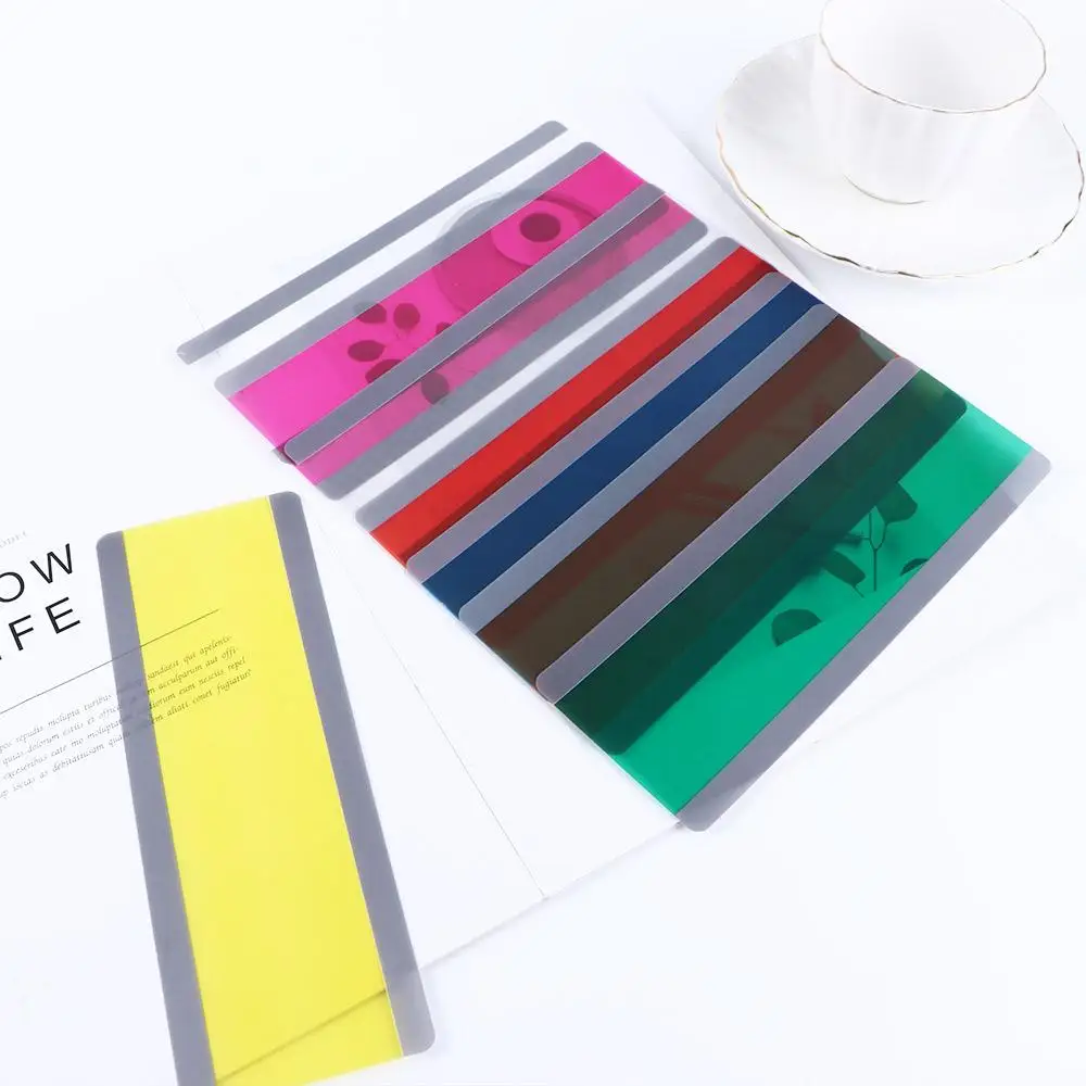 Reading Tracking Rulers Paper Transparent Reading Guide Strip Highlight Bookmarks Reading Highlight Strips Reading Bookmarks