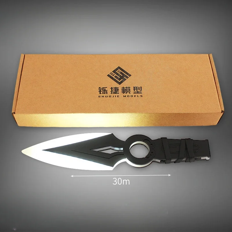 30 cm/11.8in Spada Laser Katana Cosplay Valorant Coltello Giocattolo Spada Kunai Acrilico Gioco Unedged Arma Sicura Modello regalo Di Natale