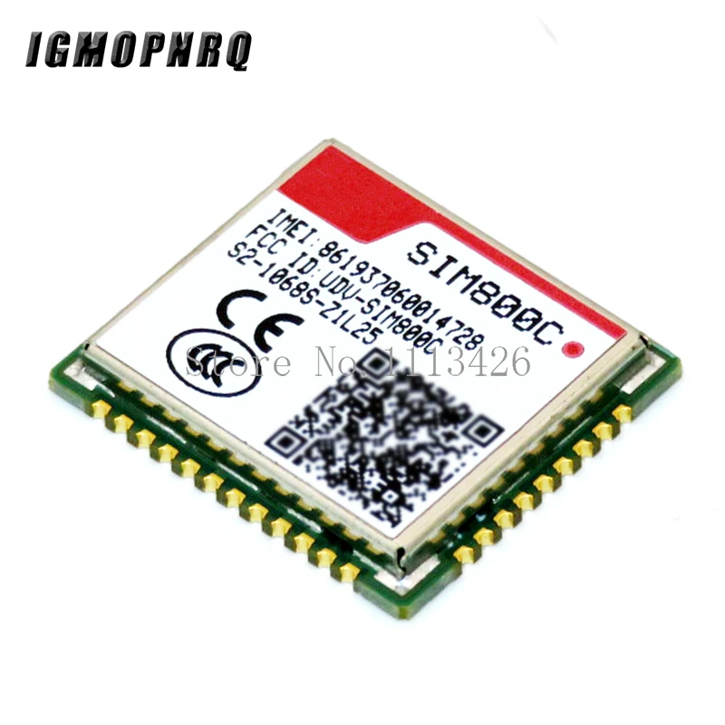 SIM800C SIMCOM GSM/GPRS con interfaccia LCC di piccole dimensioni e riproduzione Bluetooth 24M / 32M ad alte prestazioni