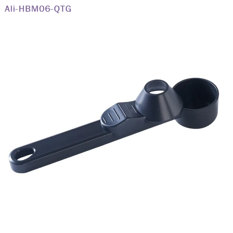 [New] Spill-Proof Protein Powder Sliding Spoon Reusable With Longer Handle Coffee Scoop Measuring Spoon Funnel Kitchen Gadgets
