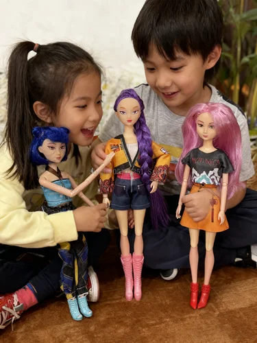 Imagen 2 del producto KPOP Demon Hunters HUNTR/X Anime Periphery Doll Decoración de escritorio Cheistmas Vacaciones Regalo de cumpleaños para amigos y amantes del anime